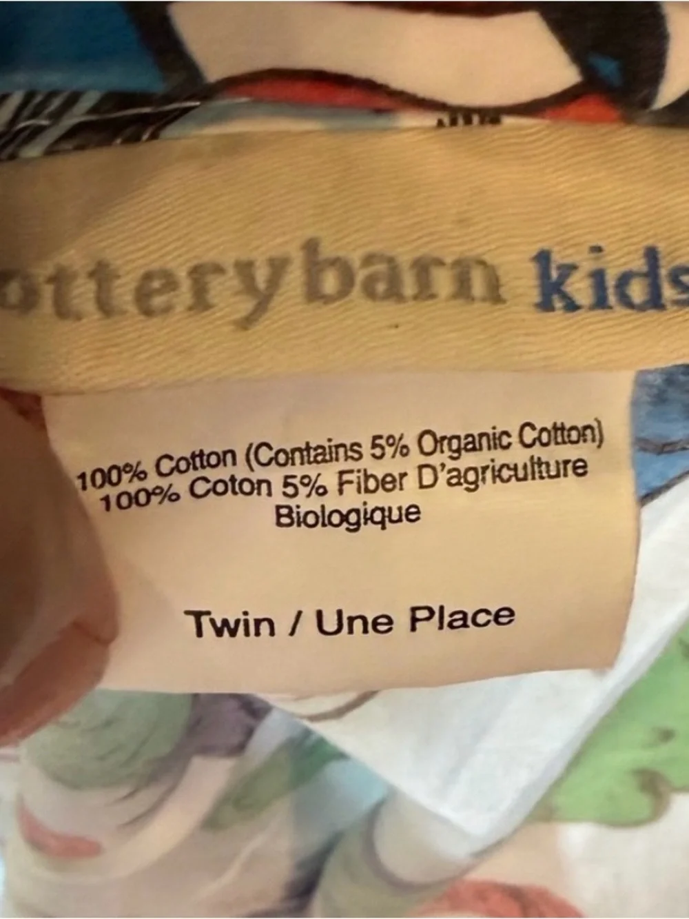 Pottery Barn Kids Marvel Comics Twin Duvet Cover Iron Man Hulk Thor Captain